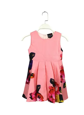 Olivia Printed Dress Pink 