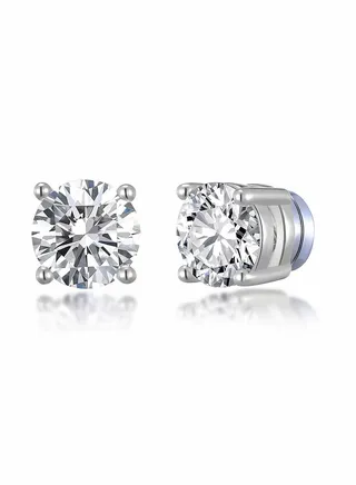 Stainless Steel Magnetic Stud Earrings for Men Women Non-piercing Hypoallergenic 6mm 1 Pairs 