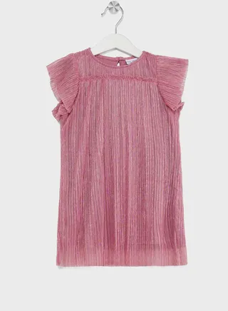 Kids Printed Midi Dress 
