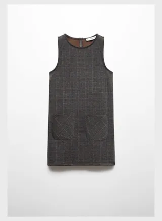 Kids Checked Midi Dress 