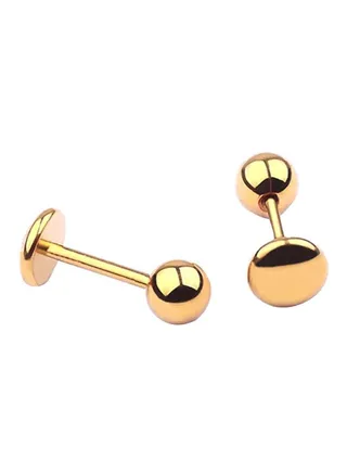 Steel Helix Tragus Barbell Stud Earrings 