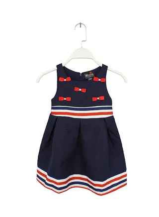 Elizabeth Sleeveless Dress Blue 