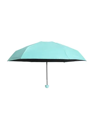 Foldable UV-Protection Capsule Umbrella Blue 