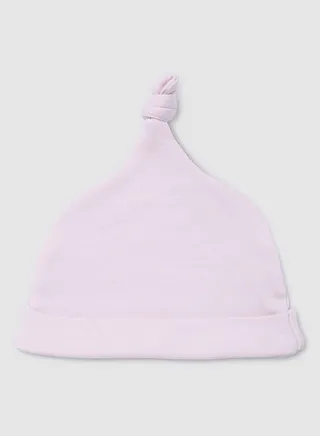 Baby Boys Cap With Head Knots Pink 