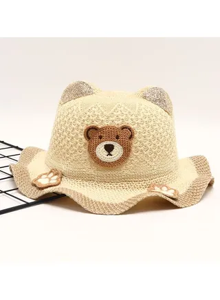 New 2-8-Year-Old Children's Cartoon Sunscreen Hat 