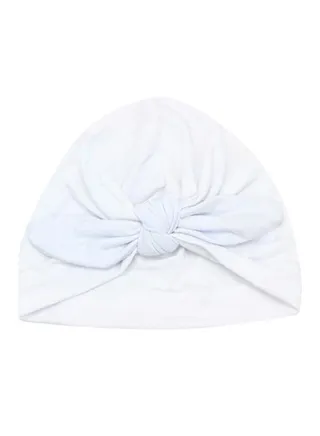 Cute Bowknot Beanie White 