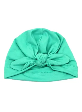 Cute Bowknot Beanie Green 