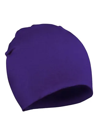 Double Layers Photo Prop Beanie Violet 