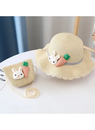 New Children's Sunshade Hat Set 