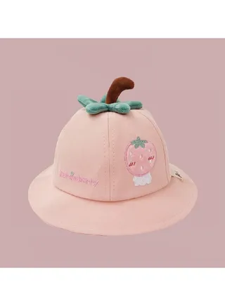 Pink series Children's Travel sun Protection and Sunshade Fisherman hat 
