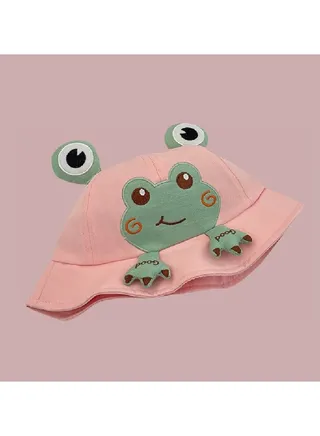 Pink series Children's Travel sun Protection and Sunshade Fisherman hat 