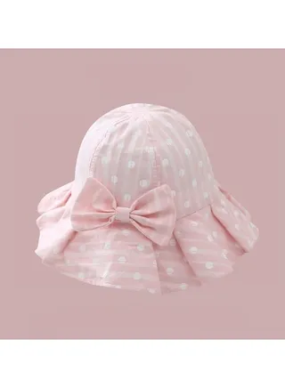 Pink series Children's Travel sun Protection and Sunshade Fisherman hat 