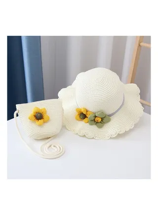 New Children's Sunshade Hat Set 