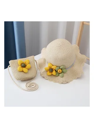 New Children's Sunshade Hat Set 