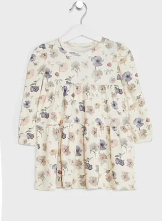 Kids Floral Print Dress 