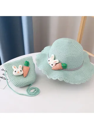 New Children's Sunshade Hat Set 