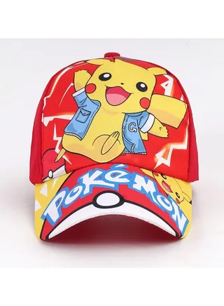 Ice and Snow Adventure Children's Baseball Hat Girl's Duck Tongue Hat Summer Thin Mesh Sunshade and Sunscreen Braid 