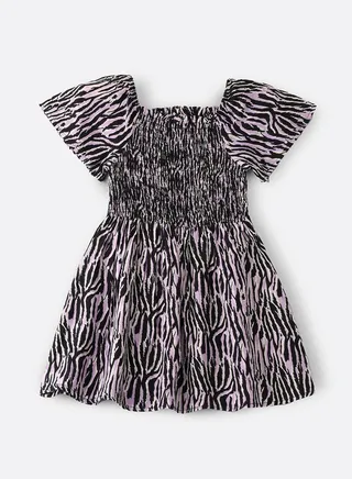 Aop woven dress 