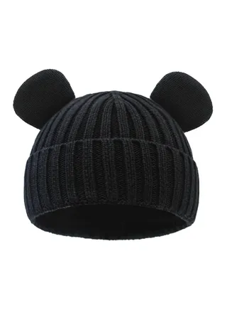 Warm Winter Beanie for Boys and Girls, Cute Knit Hat for Kids 