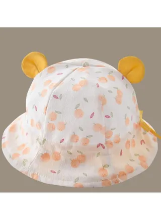 Summer Baby Hat Spring and Autumn Pure Cotton Thin Baby Baby Children Cute and Cute Cute Cloth Hat 