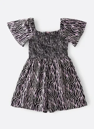 Printed woven dress 