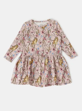Girls Floral Mini Dress 
