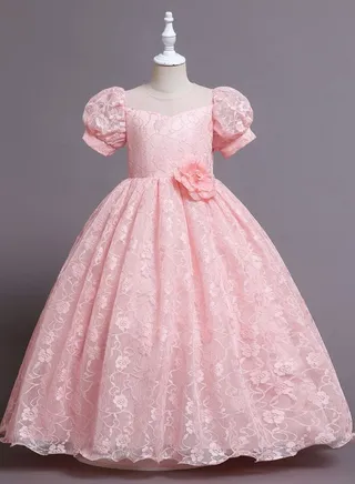 Girl Dress For Birthday and Weddings Party Pink Color 