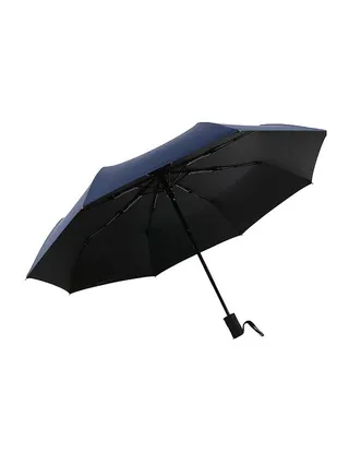 Steel Waterproof Folding Umberella Black 