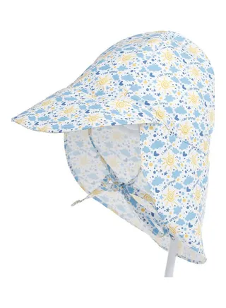 Printed Neck Protecting Sun Hat Multicolour 