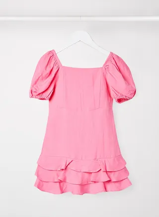 Kids/Teen Layered Ruffle Dress Pink 