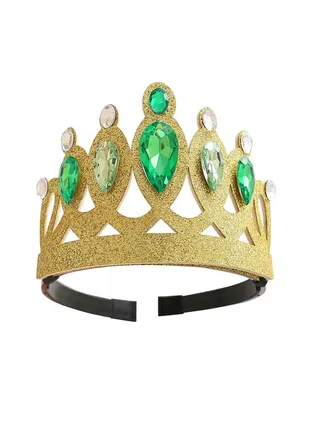 New Birthday Gift Children's Crown Hairband Green 