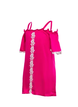 FUCIA DRESS Girls Party Dress, everyday Dress Party Wear Wedding Evening Formal Pageant Dance Gown for Birthday Kid Girls Elegant 