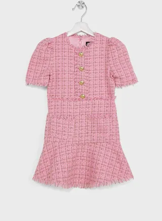 Kids Ruby Boucle Midi Dress 