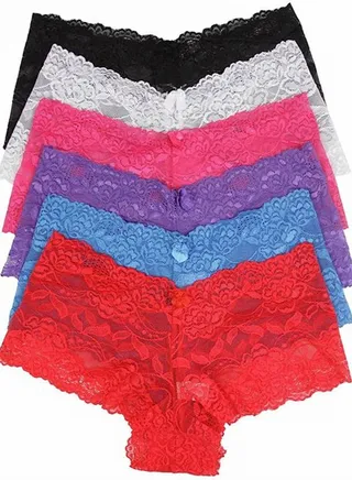 Lace Mix Underwear Set 6 Pieces 
