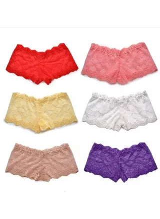 Lace Mix Underwear Set 6 Pieces 