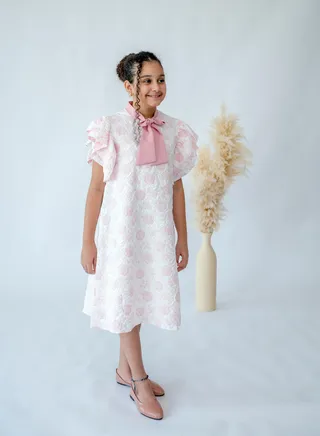 Blossom Bow Floral Dress 