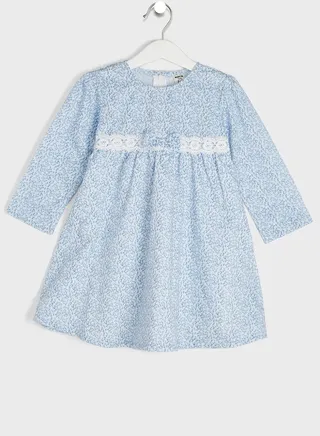 Kids Small Bows At Front Dress 