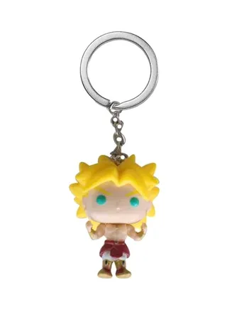 Pop! Dragon Ball Broli  Figure Toy Keychain Beige/Yellow/Brown 