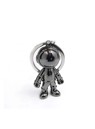Joyzzz Astronaut Keychain, Backpack Space Keychain, Creative Astronaut Keychain, Backback Decorations, Robot Keychains, Alloy,  for Gifts, for Bag, for Purse, Black 