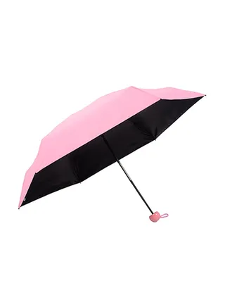 5-Folding Ultra Protective Mini Pocket Umbrella Pink 