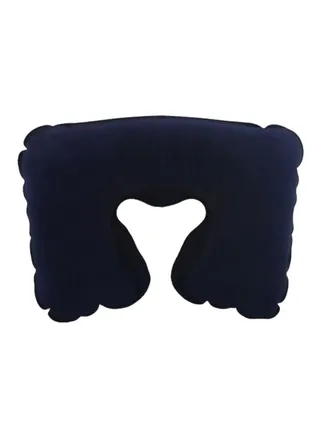 Cotton Neck Pillow Blue Navy Blue/Black 