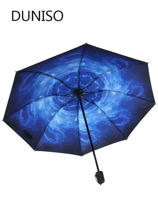 Windproof Folding Travel Umbrella Anti-UV Sun And Rain Umbrellas Compact Portable For Women 