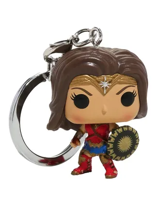 Pop! Wonder Woman Figure Toy Keychain Multicolour 
