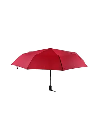 Automatic Three Folding Umbrella Red/Black 