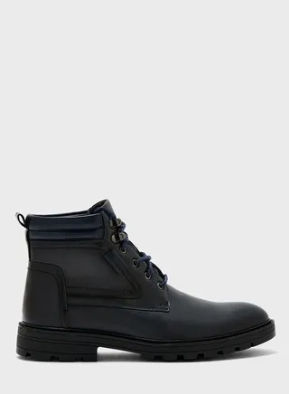 Casual Laced Boots