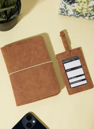 Heritage Passport Holder & Luggage Tag Set 