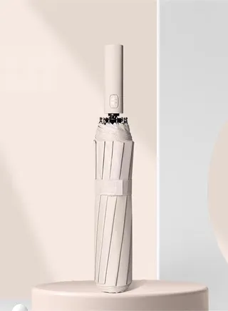 12 Bone Double Fracture Stack Automatic Sun Umbrella 