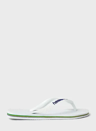 Brazil Logo Flip Flops