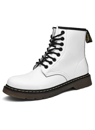 New Men's Casual Leather Boots 