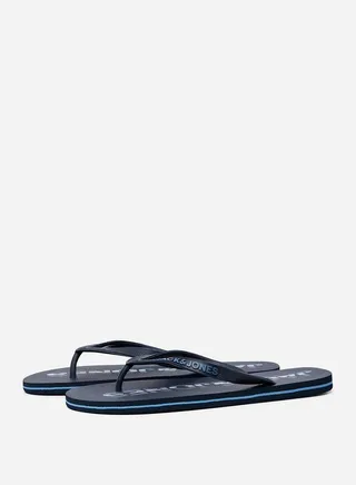 Logo Print Flip Flops 